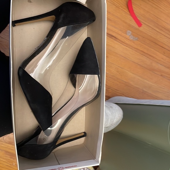 Black & Clear Heels - Picture 4 of 4